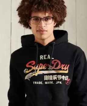 Superdry VL ITAGO HOOD mens Sweatshirt in Black - Sizes M,L