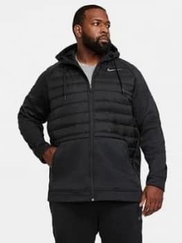 Nike Training Winterized Therma Full Zip Hoodie - Black