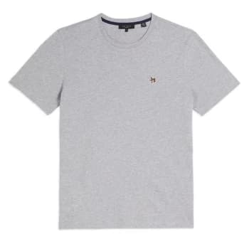 Ted Baker Oxford T Shirt - Lt Grey