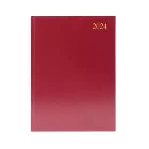 Desk Diary WTV A4 Burgundy 2024 KFA43BG24 KFA43BG24
