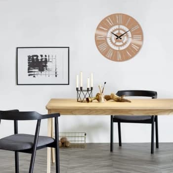 Metal Wall Clock 6 - Copper Copper Decorative Metal Wall Clock