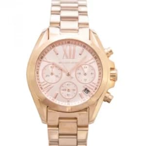 Bradshaw Chronograph Rose Dial Rose Gold-tone Ladies Watch
