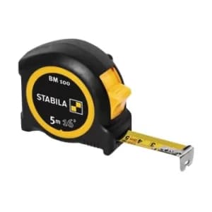 Stabila BM 100 Compact Pocket Tape 5m/16ft (Width 19mm)