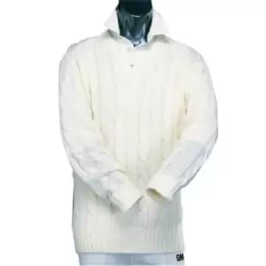 Gunn And Moore Cable Sweater Mens - Beige