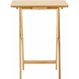 Folding Snack Table, Laptop Table Natural Wood Folding Table Outdoor Table Camping Table Fold Up Table Camping Table Folding 65 x 49 x 20 - Premier