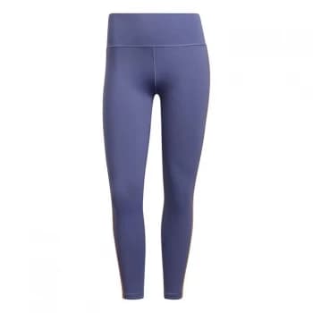 adidas Believe This 2.0 3-Stripes 7/8 Leggings Womens - Orbit Violet / Black