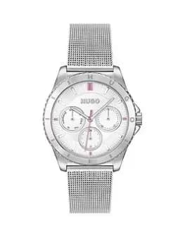 Hugo Ladies Hugo #Dance Stainless Steel Watch