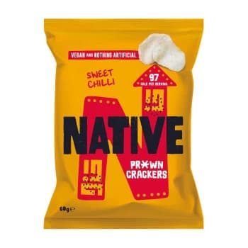 Native Snacks Prawn Crackers - Sweet Chilli 60g