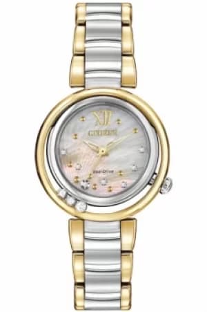 Ladies Citizen L Sunrise Diamond Watch EM0324-58D