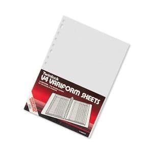 Rexel Twinlock V4 Variform 5 Column Cash Refills Pack of 75 Refills