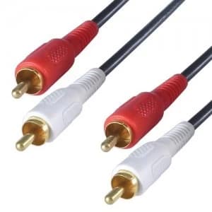 DP Building Systems 23-4150 audio cable 15 m 2 x RCA Black