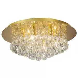 Ceiling lamp Design Dahlia French Gold 6 bulbs 21cm