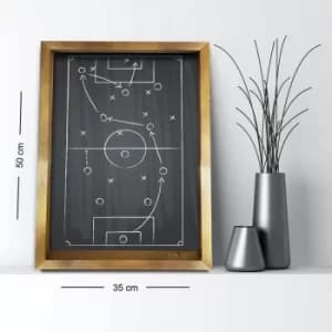 3550AHS-044 Multicolor Decorative Framed MDF Painting