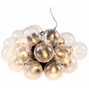 Modern Indoor Outdoor 20X Clear Globe Festoon Chain String Lights Lighting