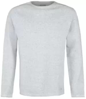Jack & Jones JJEHILL KNIT CREW NECK Sweatshirt grey