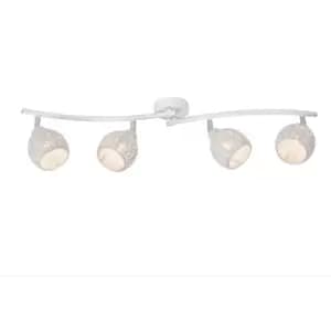 Tahar Vintage Ceiling Spotlight Bar - 4xG9 - White
