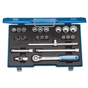 Gedore Socket set 1/2", 23 pcs UD 8-32 mm