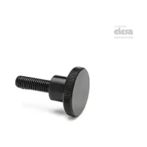 Elesa - din 464 Knurled grip knobs Steel or stainless steel din 464-M2.5-12