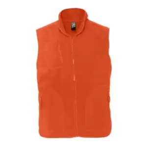 SOLS Norway Unisex Anti-Pill Fleece Bodywarmer / Gilet (L) (Orange)