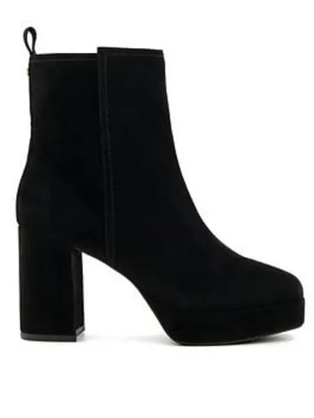 Dune London Oona Platform Ankle Boots - Size 8