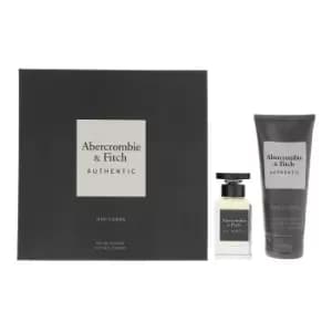 Abercrombie & Fitch Authentic Gift Set 50ml Eau de Toilette 50ml + 200ml Hair & Body Wash