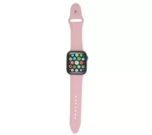 XQISIT Apple Watch 38 / 40 mm Silicone Strap - Pink, Small, Pink