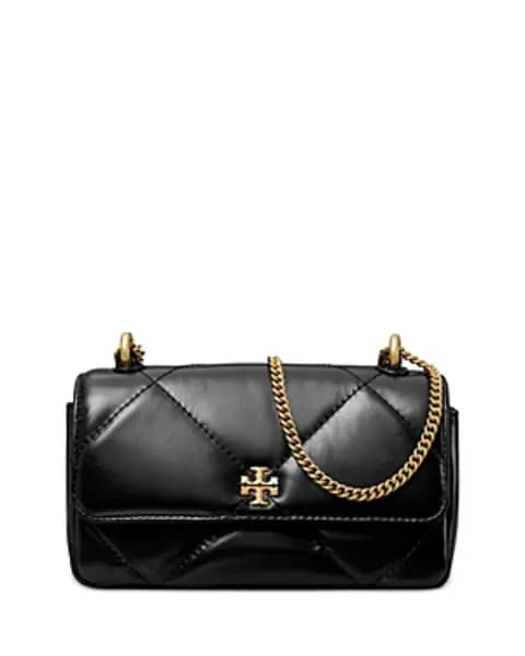 Tory Burch Kira Diamond Quilted Leather Mini Flap Bag