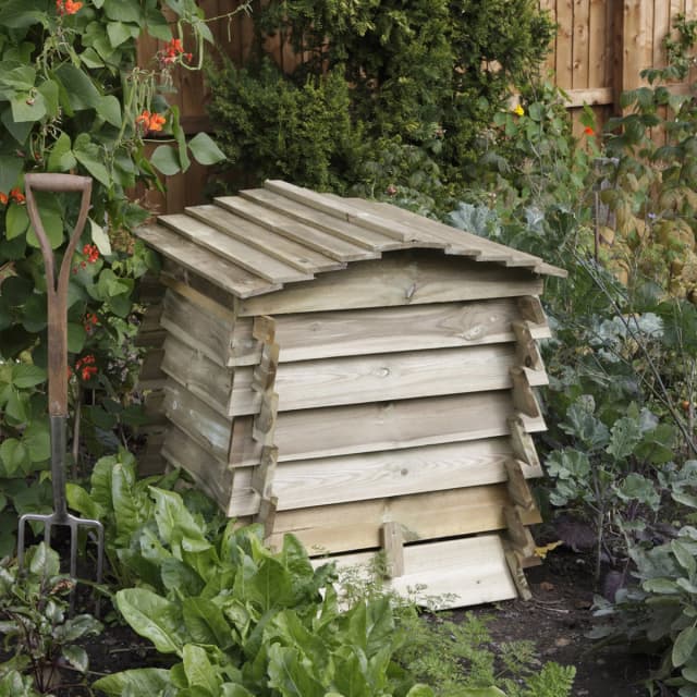 Rowlinson Beehive Composter Wood Timber