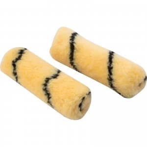 Draper Tiger Stripe Paint Roller Sleeves 100mm Pack of 2