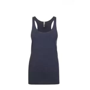 Next Level Womens/Ladies Tri-Blend Racer Back Tank Top (M) (Vintage Navy)