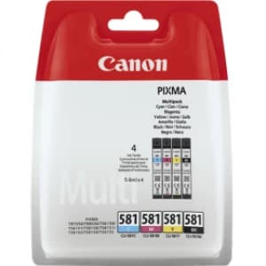 Canon CLI581 Black and Tri Colour Ink Cartridge
