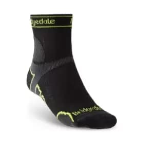 Brigdedale TRAIL RUN Lightweight T2 Merino Sport 3/4 Crew Mens - X-Large Black