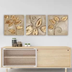 3P5780 Multicolor Decorative Canvas Painting (3 Pieces)