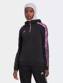 adidas Tiro Winterized Hoodie - Black Size M Women