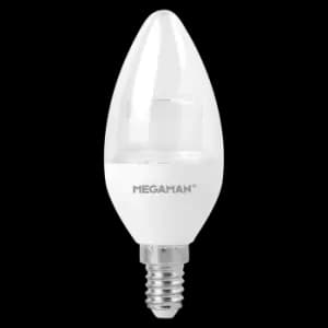 Megaman 5.5W LED E14/SES Candle Dim to Warm 360° 470lm Dimmable - 143462