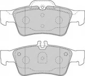 Ferodo FDB1526 Brake Pad Set Rear Axle Premier Car