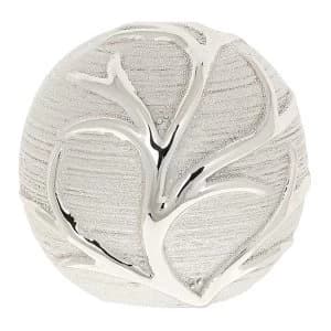 Leaf Decor Ball Champagne Ornament