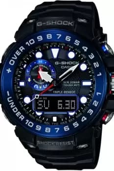 Mens Casio G-Shock Premium Gulfmaster Alarm Chronograph Radio Controlled Watch GWN-1000B-1BER