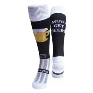 Wacky Sox Beers Football/Rugby Socks Snr - Blue