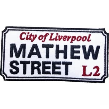 Road Sign - Mathew Street, Liverpool Sign Standard Patch
