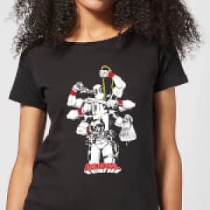 Marvel Deadpool Multitasking Womens T-Shirt - Black