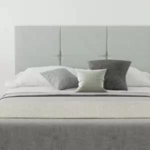 Aspire - Caine Upholstered Headboard, Pure Pastel Cotton, Eau De Nil - Headboard 60cm Size Double (135x200)