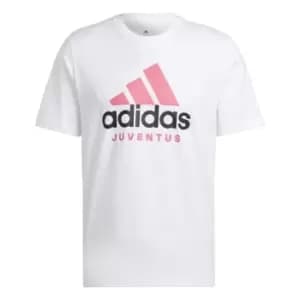 adidas Juventus DNA T-Shirt Mens - White