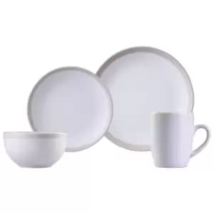 Carnaby Fenchurch Linen 16 Piece Stoneware Dinner Set
