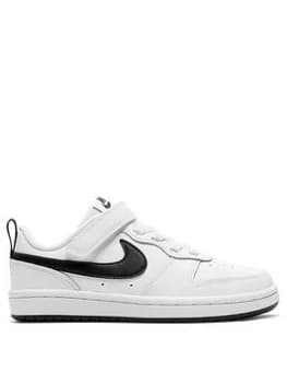 Nike Court Borough Low 2 Childrens Trainer - White/Black, Size 11