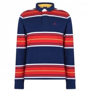 Gant Gant Multi Stripe Rugger Polo - Navy 423