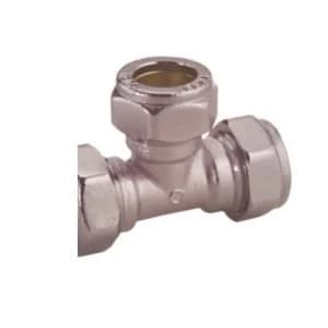 Compression Equal Tee Dia22mm