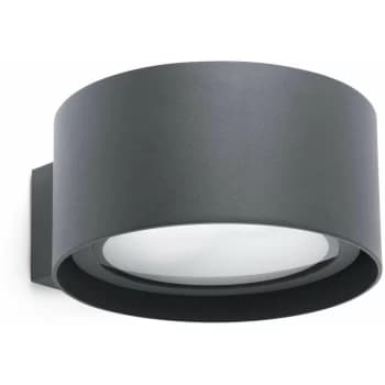 Faro Quart - LED Outdoor Wall Light Dark Grey IP54