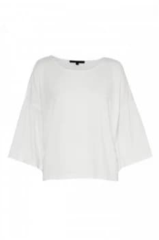 French Connection Hetty Flare Sleeve T Shirt White