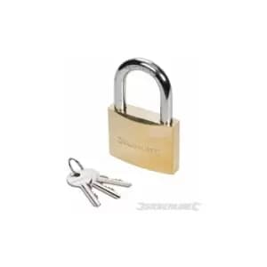 Brass Padlock 60mm MSS05 - Silverline